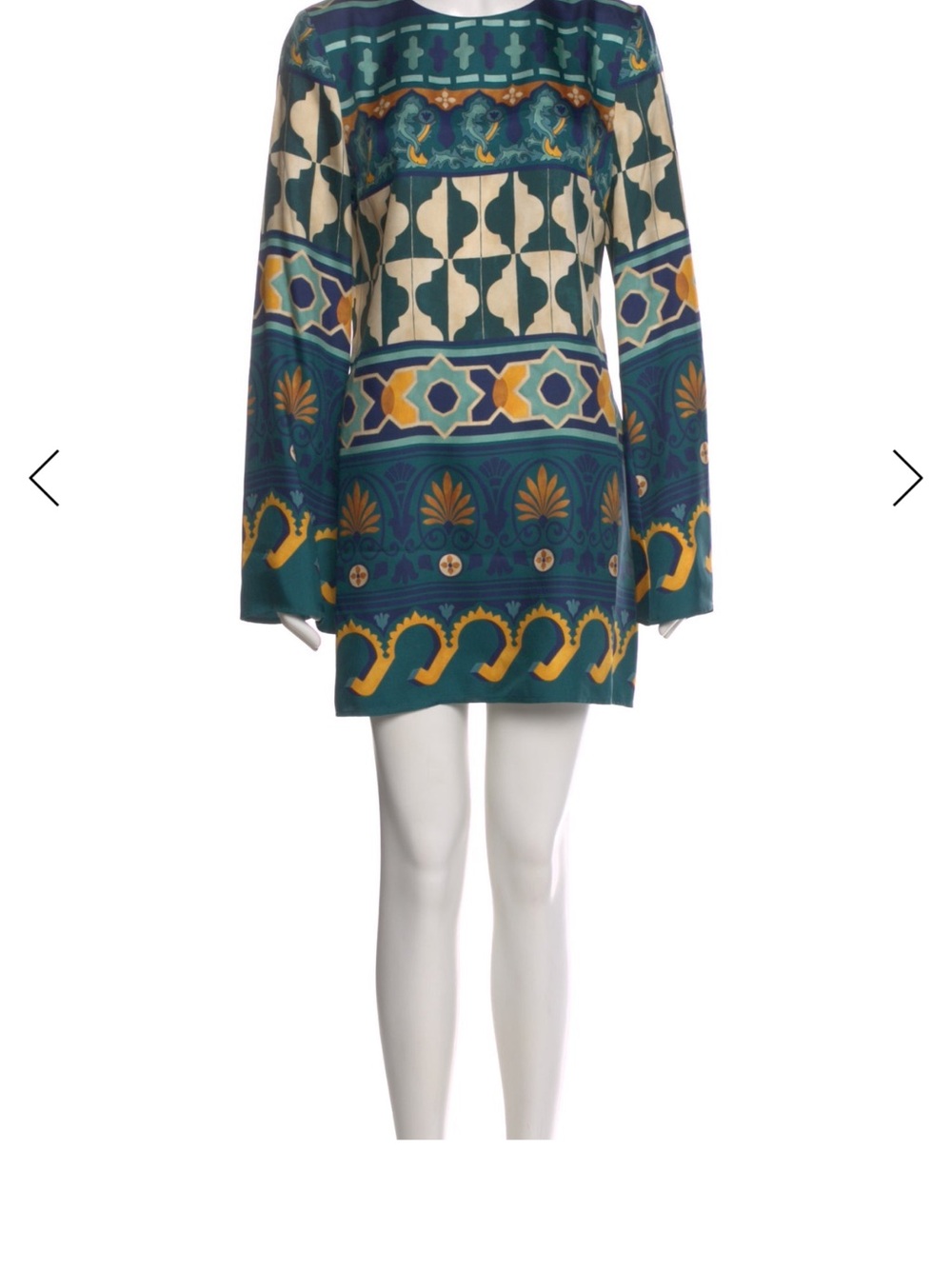 La DoubleJ long sleeve patterned dress